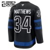 Toronto Maple Leafs Dresy Fanatics Premium Auston Matthews 2024-25 Černá Třetí - Dětské